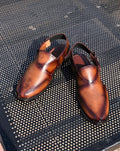 SHADED BROWN HALF PATCHING