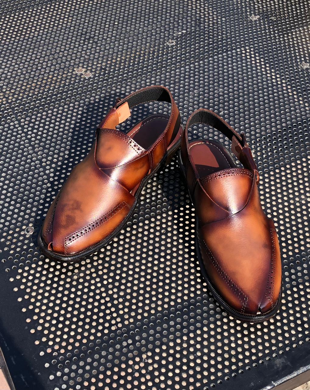 SHADED BROWN HALF PATCHING