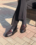 DARK BROWN MEDICATED LOAFER